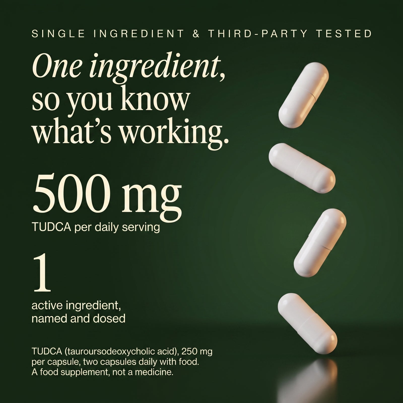 TUDCA 500mg