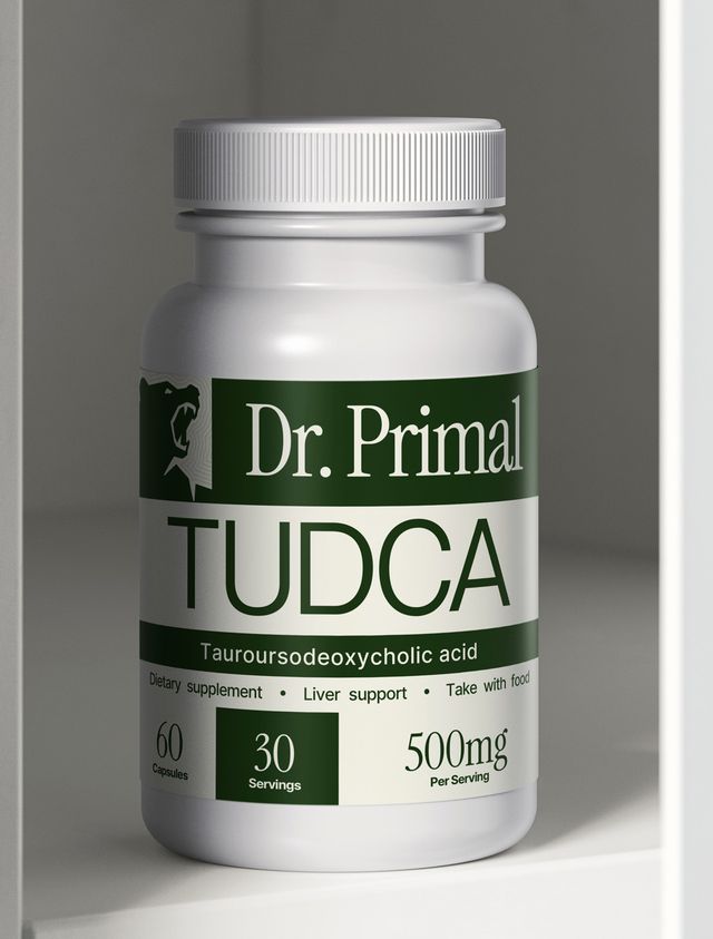 Dr. Primal TUDCA jar, 60 capsules